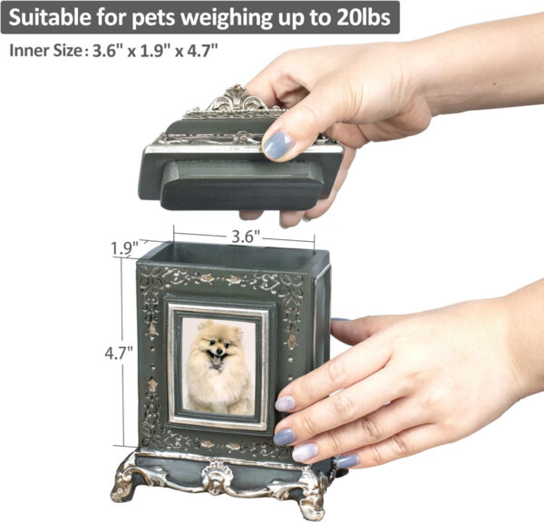 Pet Urns Memory Box for Keepsakes with Photo Slot - Image 6